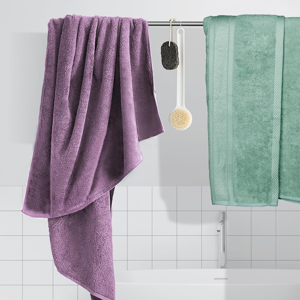 Yoofoss Bamboo Face Cloths 10 Pack Baby Wash Cloths Towel (70x140 cm (2 Pack))