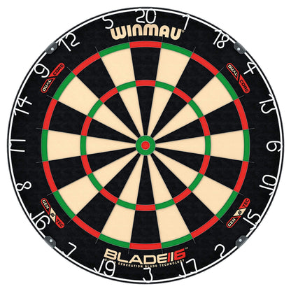 WINMAU Darts Blade 6 Dual Core Professional Dartboard with Official tournament specifications | Endorsed by the PDC