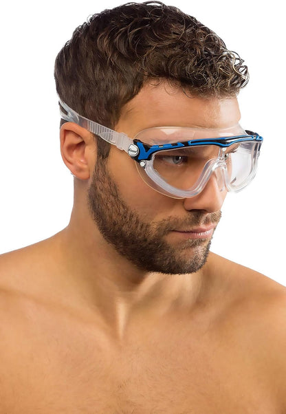 Cressi - Skylight Goggles Sil ,Clear/Frame Black Grey Mirrored Lens