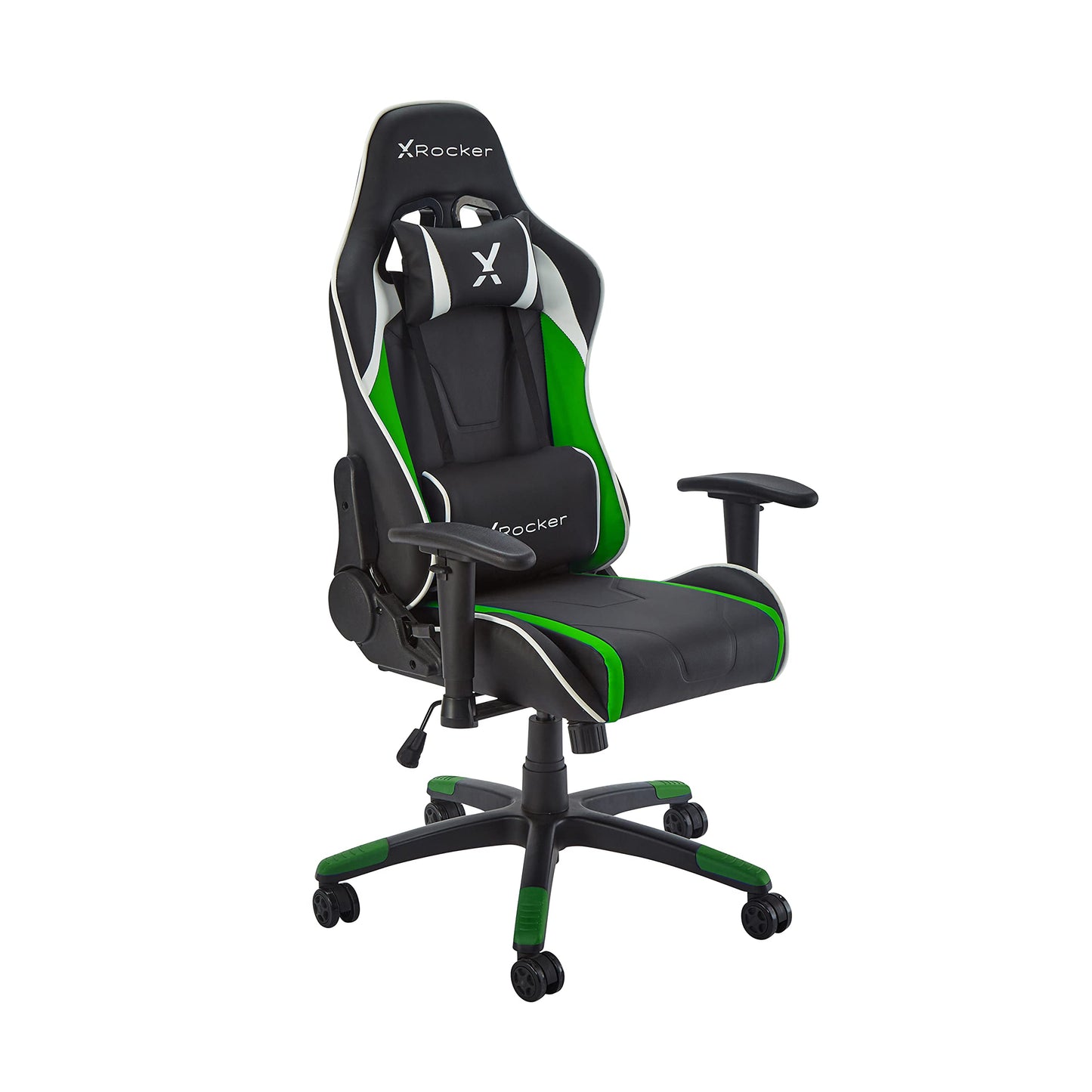 X-Rocker Agility Compact High Back eSports Gaming Chair for Kids & Teens - 3D Armrests, Head & Lumbar Cushion, Height Adjustable
