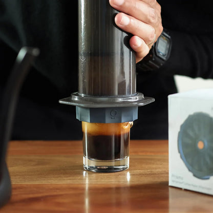 Fellow Prismo Attachment for AeroPress Coffee Maker - Enhance Your Manual Coffee Maker to Brew Espresso-Style and No-Drip Immersion Coffees, Reusable