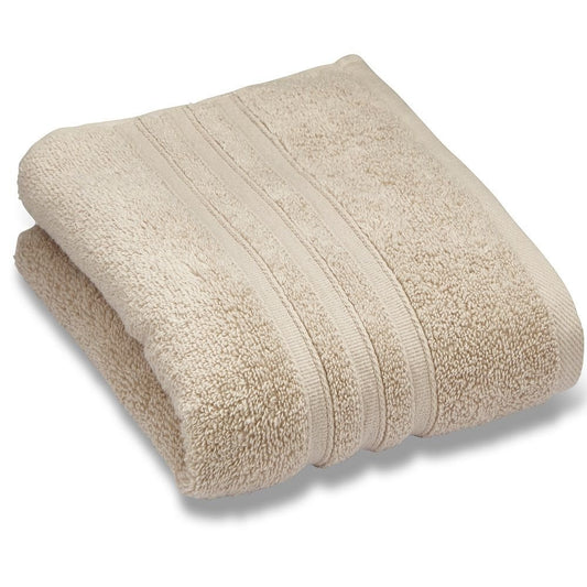 Catherine Lansfield Zero Twist Cotton 90x140cm Bath Sheet Natural