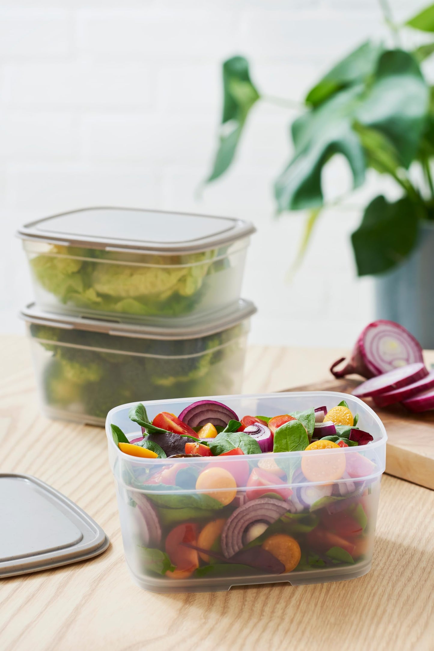 SmartStore Leakproof Food Storage Container 1L - Set of 9 | Dishwasher, Fridge, Microwave Safe | Lunch Box Meal Prep | Food Approved, BPA Free