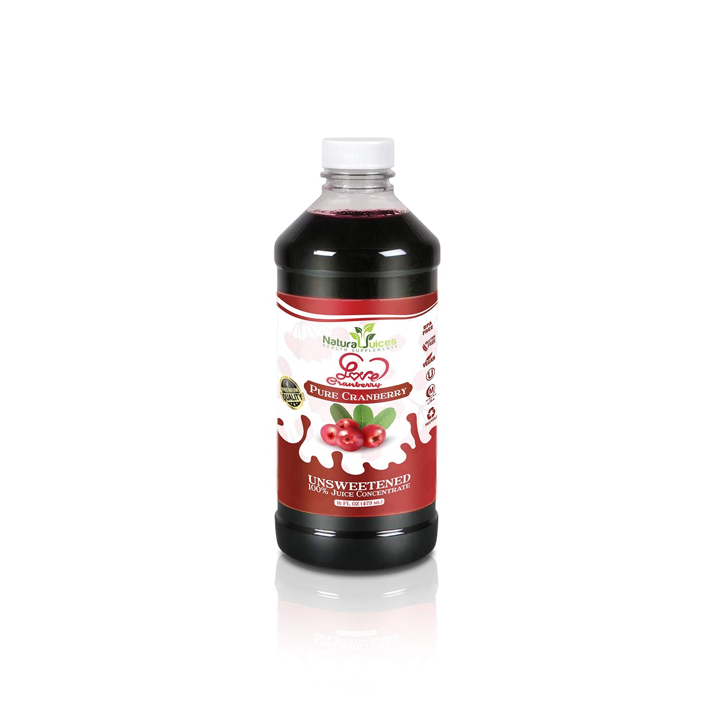 Natural Juices Love Cranberry Juice Concentrate 473ml (1)