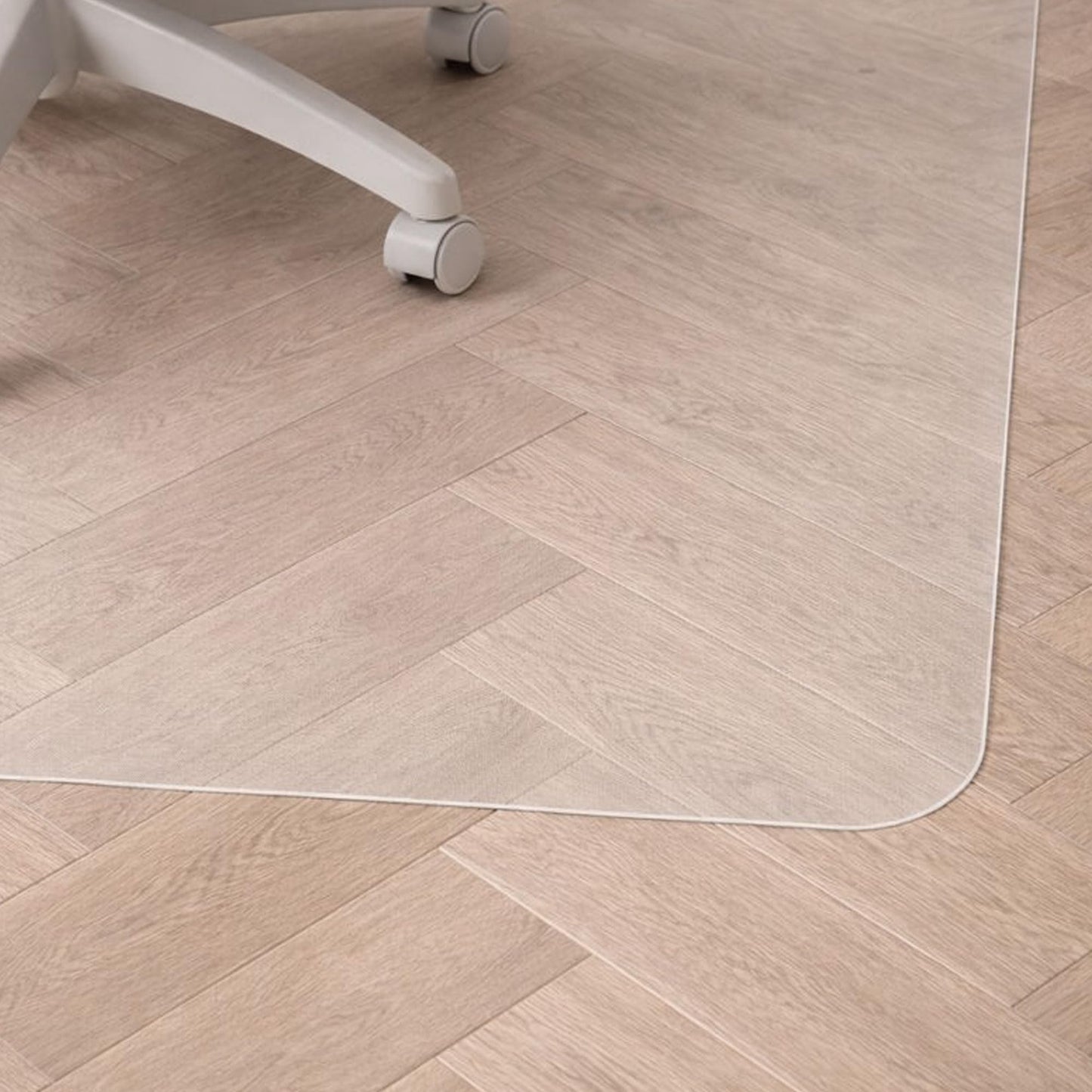 Marvelux Non-Slip Clear PVC Office Chair Mat for Hard Floors, 90 x 120cm