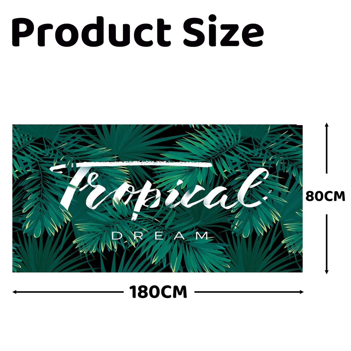 Microfiber Beach Towel for Adults – Oversized 180×80cm Extra Large Quick-Dry Towel, Sand-Free Lightweight for Travel, Swimming, Sunbathing, Gym