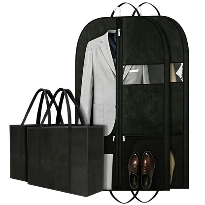 Garment Bag 43 Inch, Travel Garment Bags for Hanging Clothes with Tote