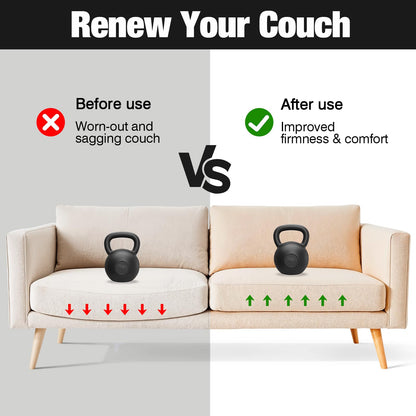 ZYNERY 1 Pcs Sofa Cushion Support, 55 x 55cm High-Density Foam Couch Saver Pad for Sagging Seat Curve Furniture Seat Under Cushion Sag Repair