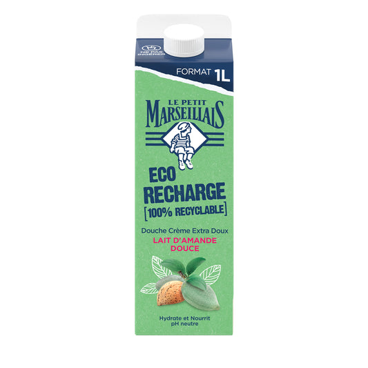 Le Petit Marseillais Extra-Gentle Shower Sweet Almond Fragrance Refill 1L