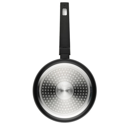 Russell Hobbs COMBO-8693 Saucepan Set  Non-Stick Pans, Induction, With Glass Lids, High Performance, Easy-Clean, Use Little/No Oil, Soft-Touch