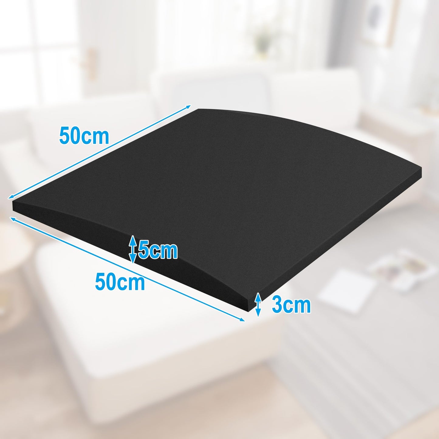 GIONAR 50 x 50cm Sofa Cushion Support for Sagging Seat-Sofa Support Boards