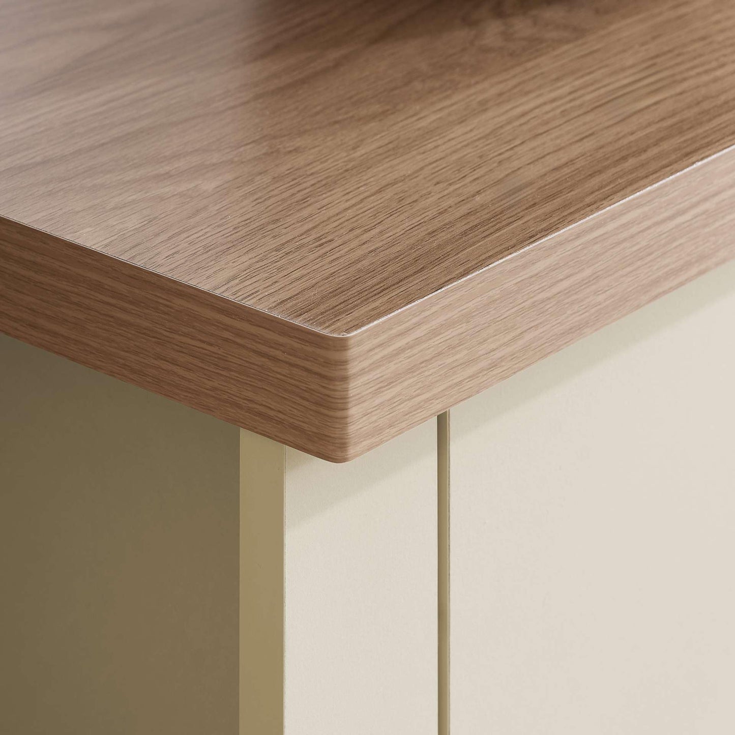 Birlea Highgate 2 Door 2 Drawer Sideboard Cream & Oak Effect