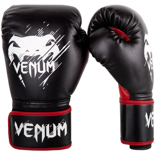Venum, Contender Kids Boxing Gloves, Unisex Kids, 4 Oz, Black/Red