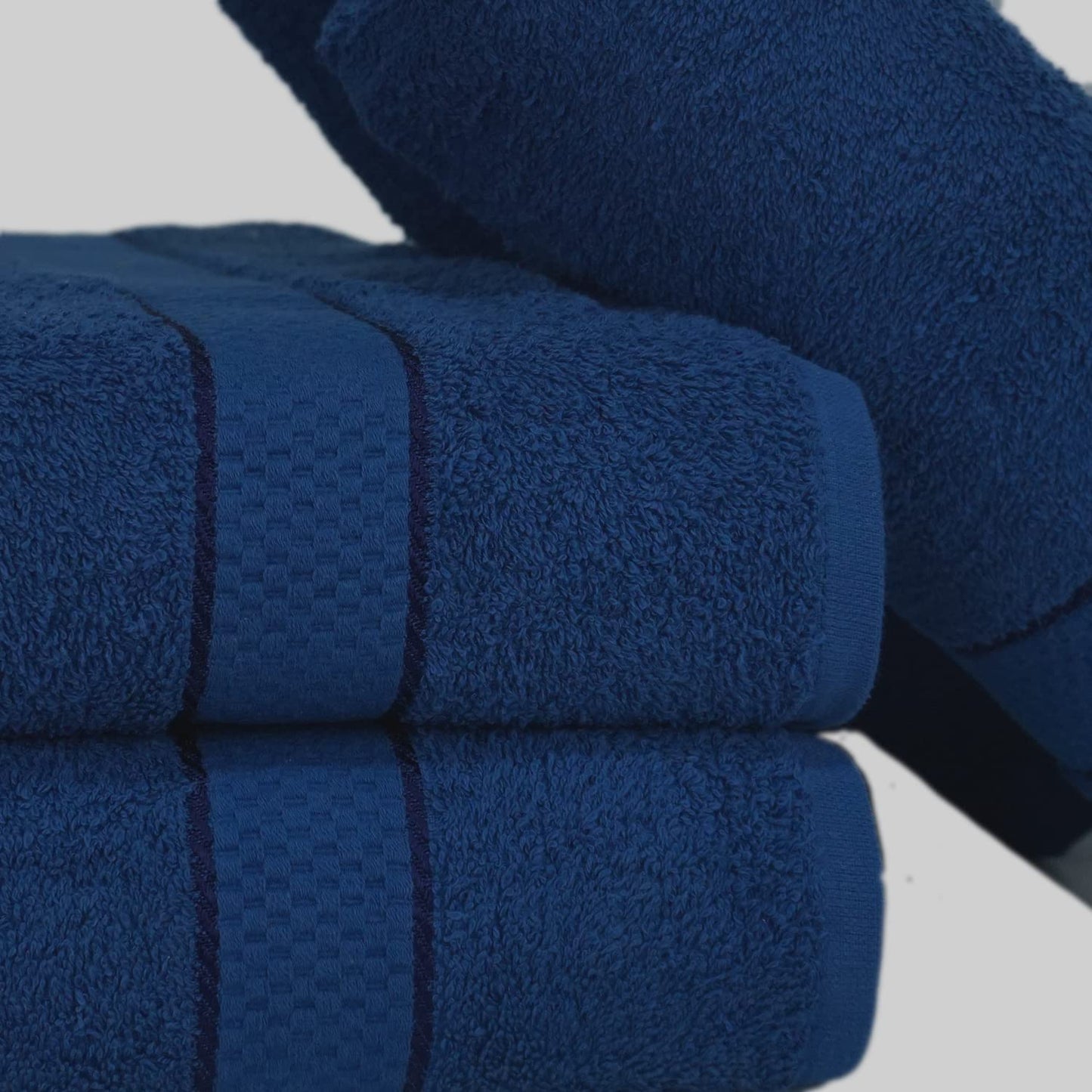 Casabella Luxury Pack Of 4 Bath Sheet 100% Egyptian Cotton Super Soft towel_Royal