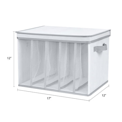 Univivi Extra Large Wardrobe Closet Organiser, 43 * 30 * 30cm, 4 pack