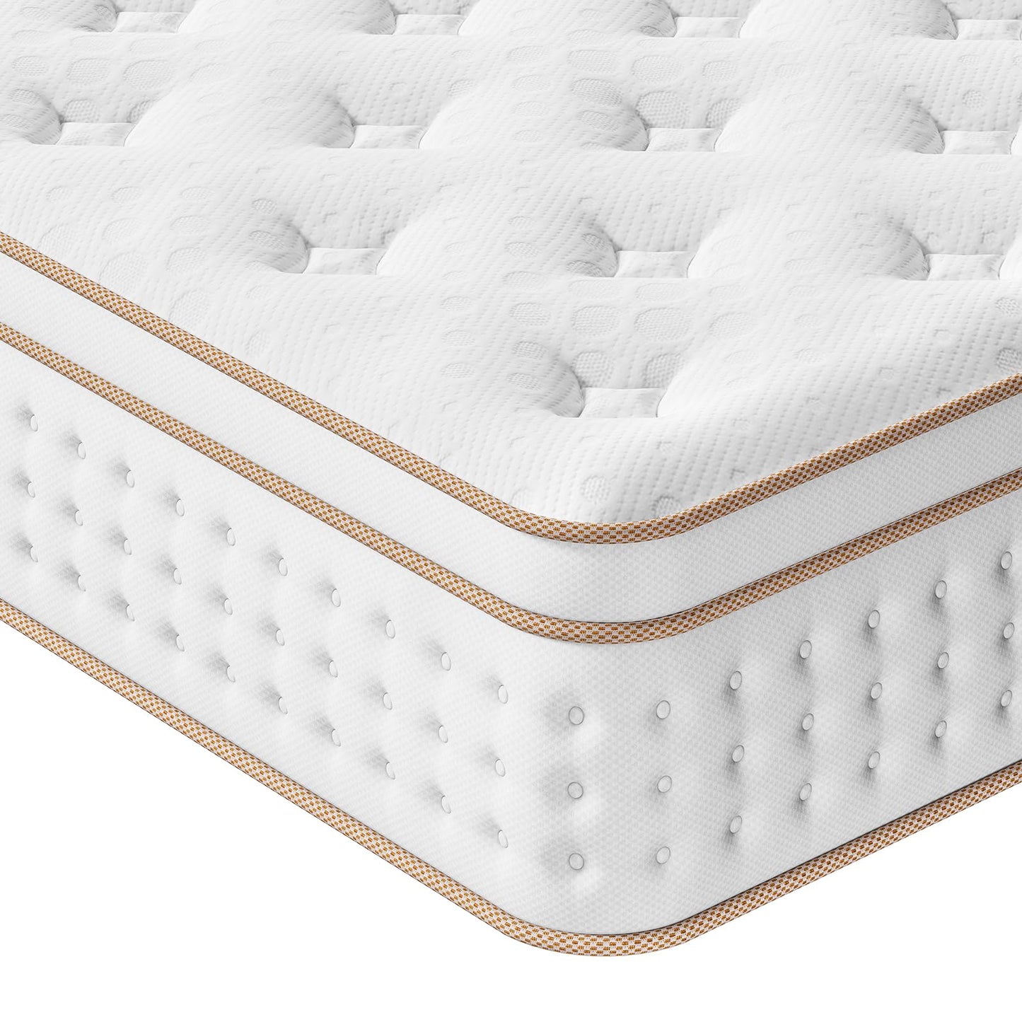 Vesgantti Mattress with Memory Foam Top 2FT6 Small Single Mattress 75x190cm