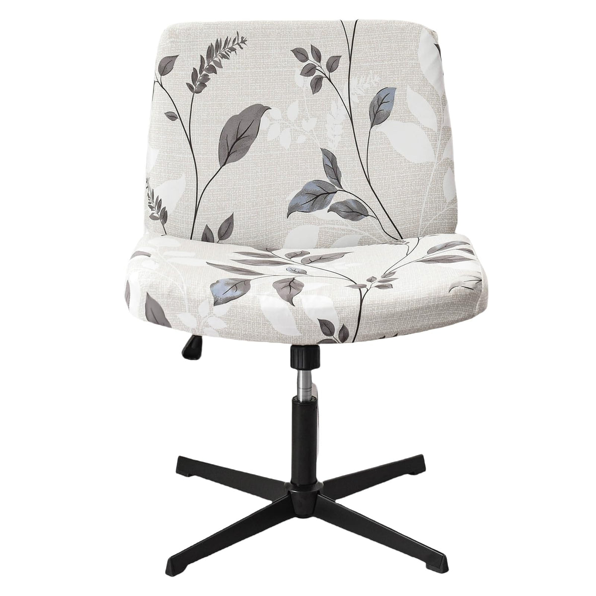 Swivel Chair Slipcover without Armrest Criss Cross Office Chair Cover