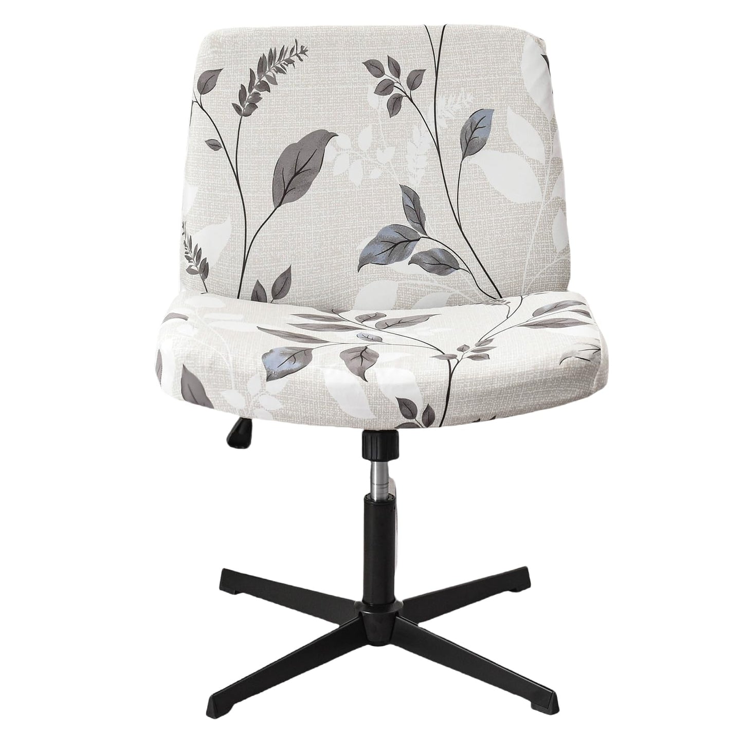 Swivel Chair Slipcover without Armrest Criss Cross Office Chair Cover