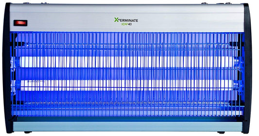 Xterminate 40W Electric Flying Insect Killer Zapper Electronic UV Commercial, Home, Kitchen, Wall Ceiling Mountable, Kills Flies, Bugs, Mosquitoes,