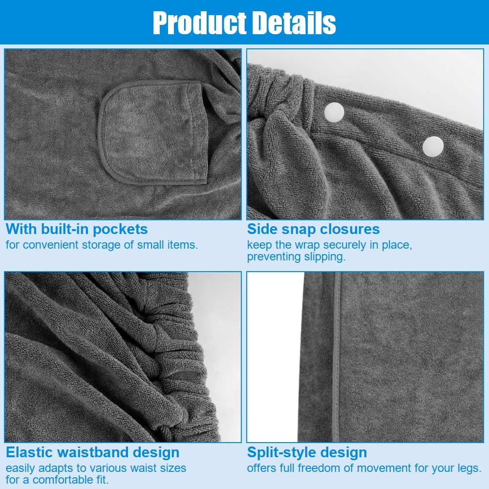 AOOSA Bath Towel Body Wrap for Women, Quick Dry Microfibre Bath Wrap Towel