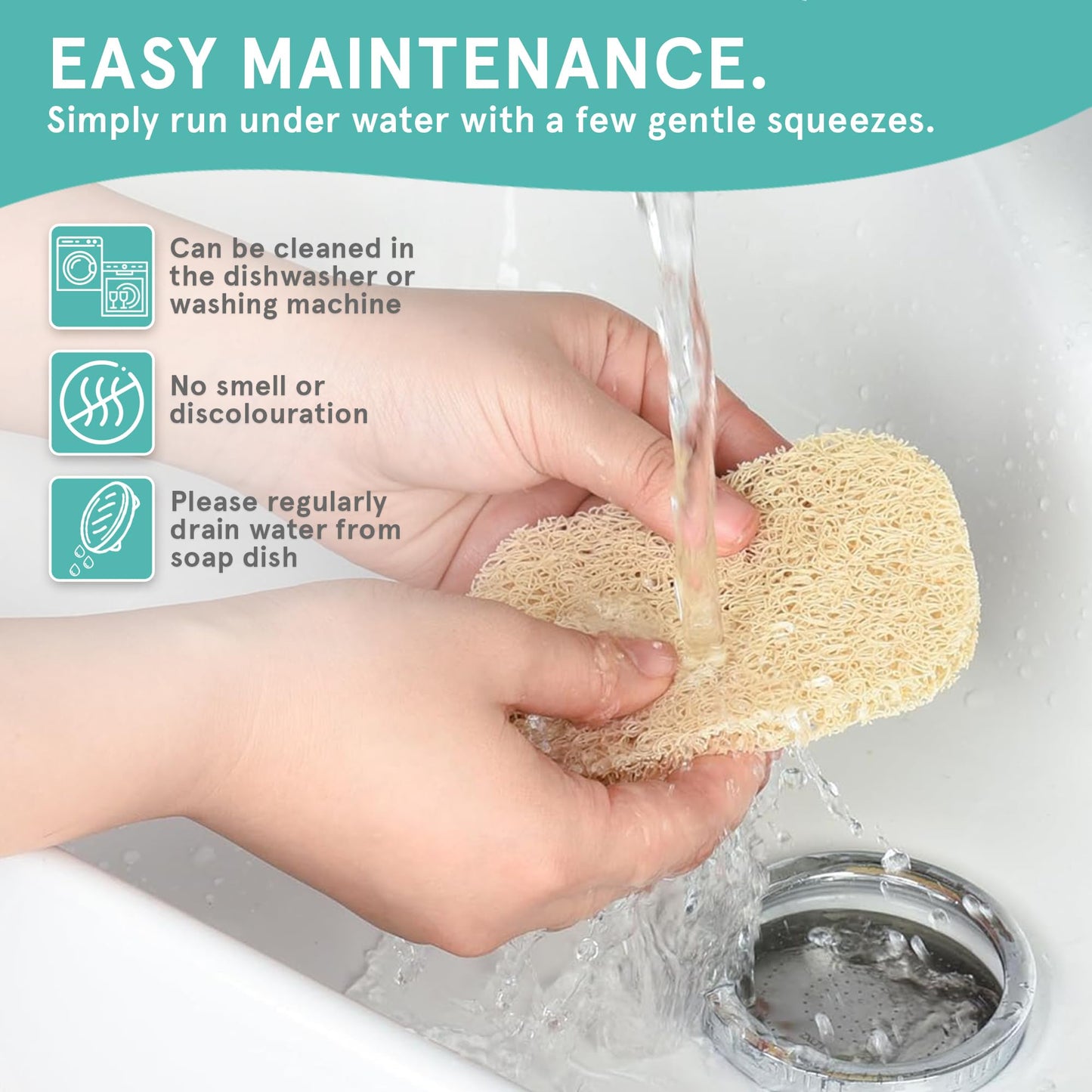 Soap Saver by Smith’s® | Extend Your Soap’s Life | 14 cm (L) x 8 cm (W) x 1.2 cm (H) | Biege / 4 Pack | 50% Thicker | Enhanced Design