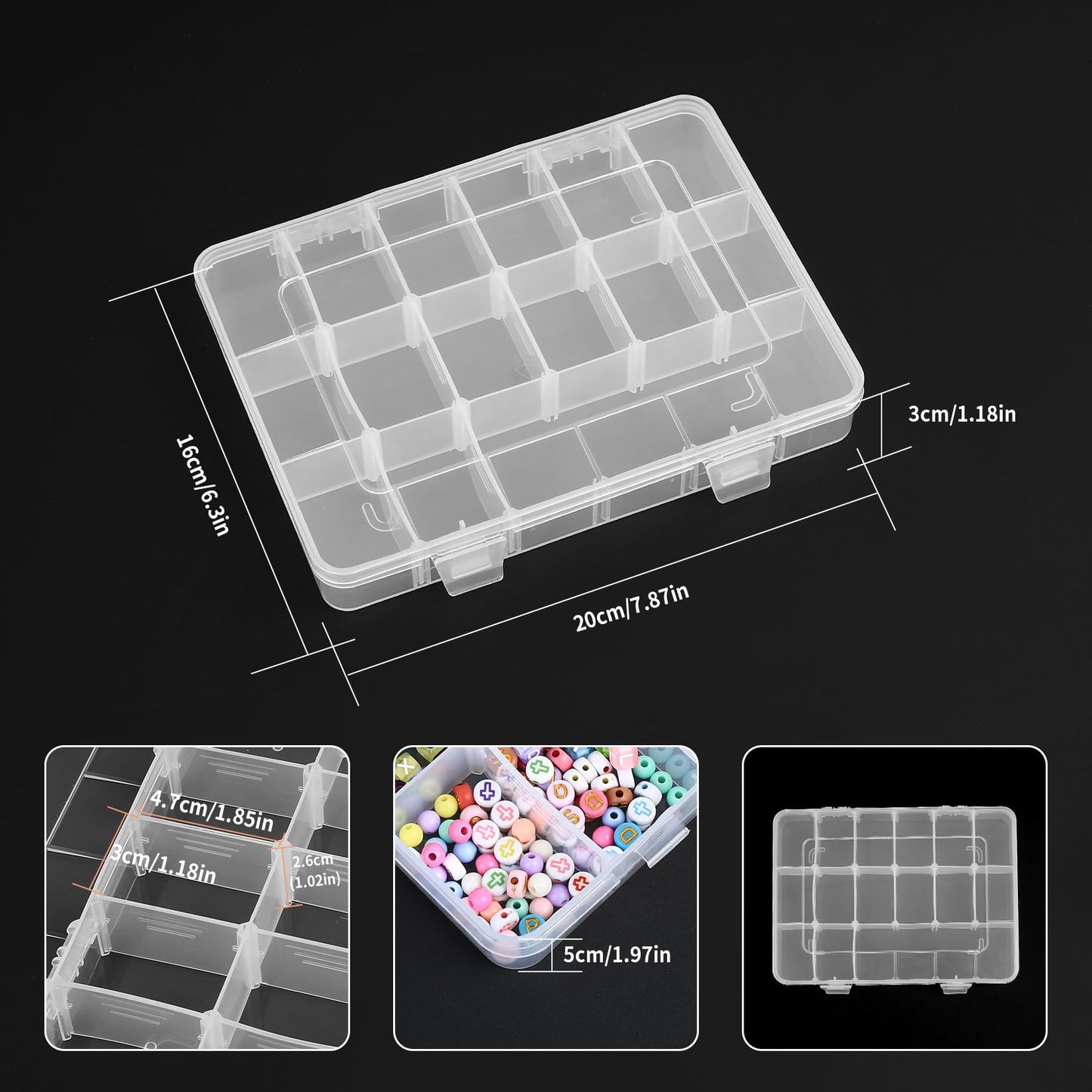 Xujinsongg 2Pcs Snack Box with Compartments, Travel Snack Box for Plane