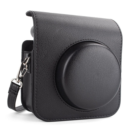 MUZIRI KINOKOO Protective Case Compatible for Instax Mini 41 Instant Camera, Retro PU Leather Camera Case for Fuji Instax Mini 41 with Photos Pocket &