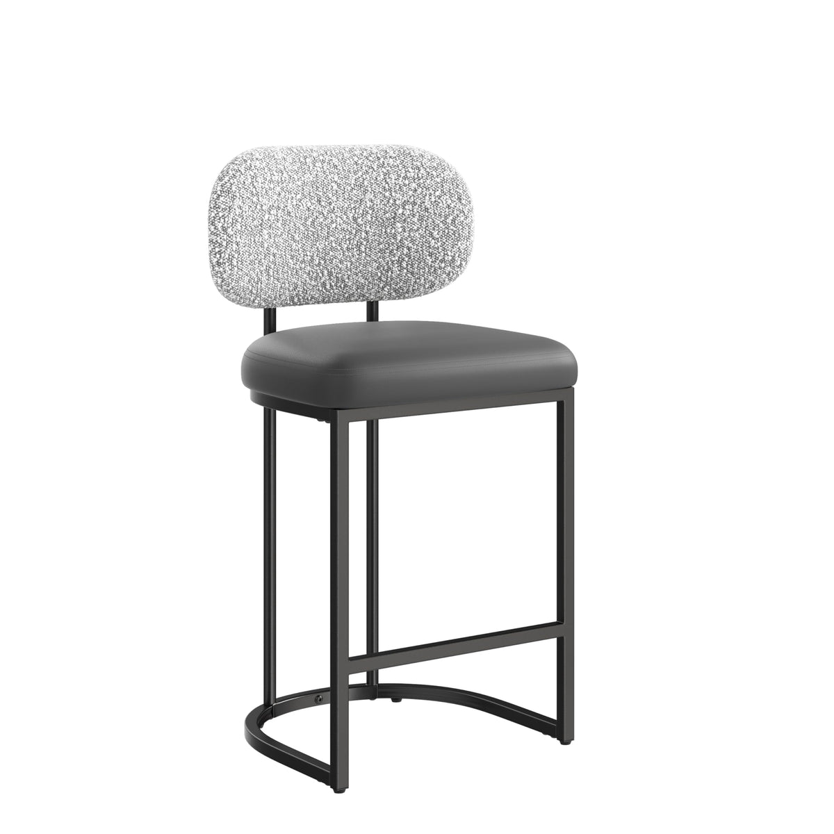 ALPHA HOME Bar Stools Set Counter Chairs with Backs and 9 CM Seat