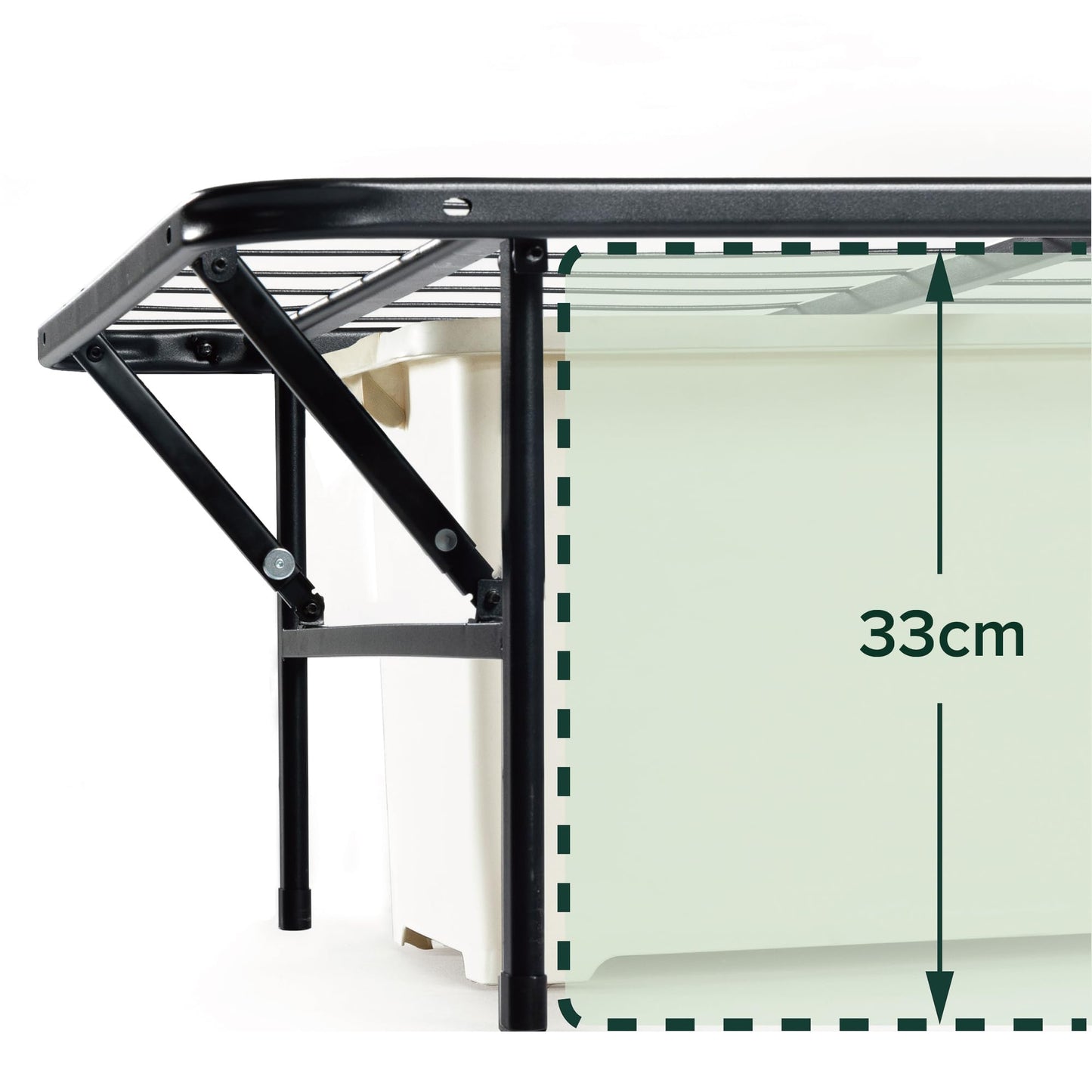 Zinus SmartBase Zero Assembly Bed Frame - Single 90x190cm - 35cm Height - Metal Bed Frame - Foldable Bed - For Adults, Kids, Teenagers - Easy Assembly
