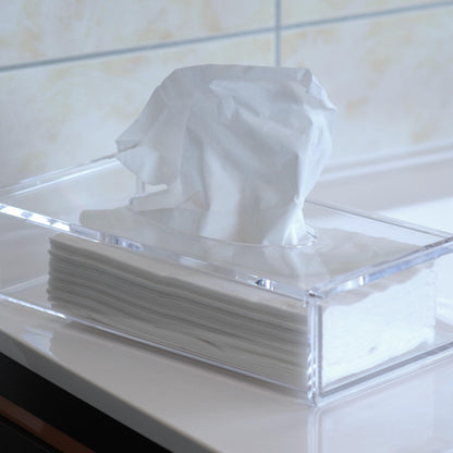 Fantasia Utensils and Accessories, Acrylic Tissue Holder Box, Multicolored