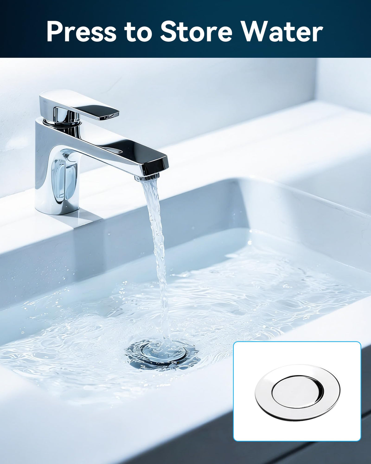 Magichome Pop Up Sink Plug Replacement for 34-45mm Drain Holes