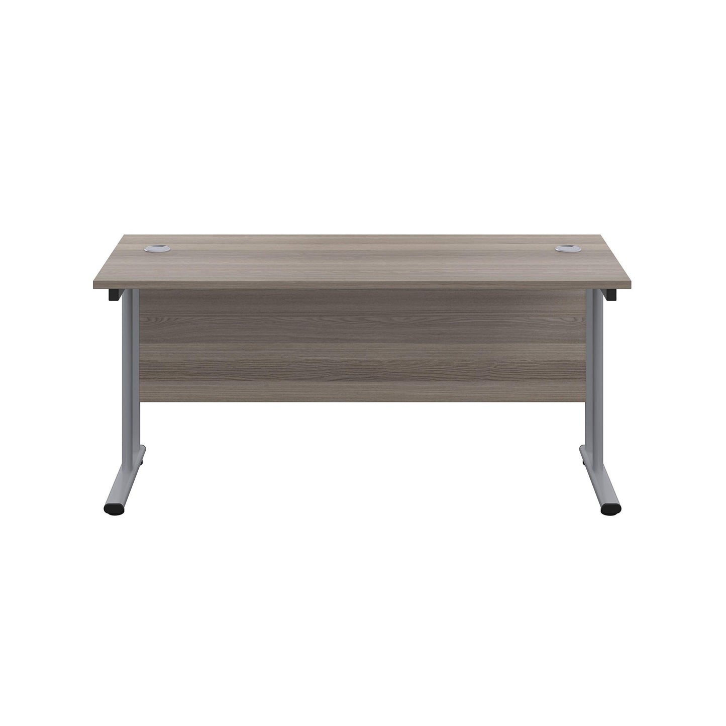 Office Hippo Heavy Duty Rectangular Cantilever Office Desk, Home Office Desk, Office Table, Integrated Cable Ports, PC Desk For Office or Home