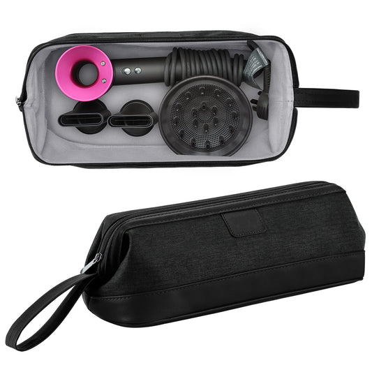 Kyrio Hair Dryer Universal Zipper Storage Bag Compatible with Dyson Supersonic Hair Dryer Dyson Airwrap Styler Accessories, Travel Portable Cosmetic