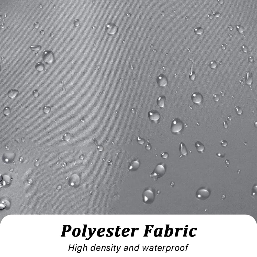hjwanyin Shower Curtain, Long Shower Curtain Made of Mould PEVA, Stylish and Water Repellent Shower Liner for Bathroom (Grey, 180 * 200cm)