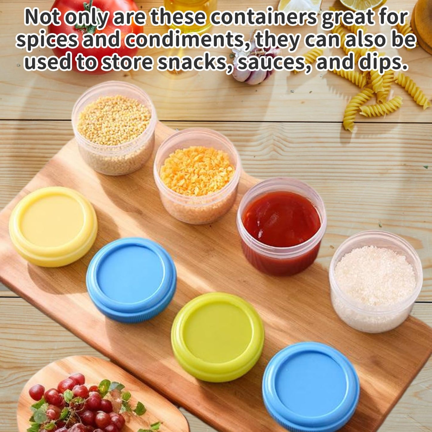 Nivalora 6PCS Mini Plastic Storage Containers with Lids – Small Clear Boxes for Beads, Crafts, Office Supplies – Stackable, Reusable