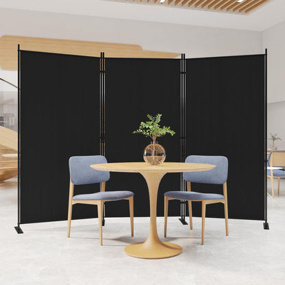 C-Hopetree 3 Panels Room Divider, 180cm Tall Indoor Folding Privacy Screen, Portable Partition Separator, Freestanding Separation Temporary Wall for