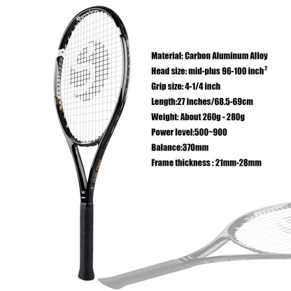 Senston Tennis Racket set of 2 for adult 27 inch Tennis Racquet