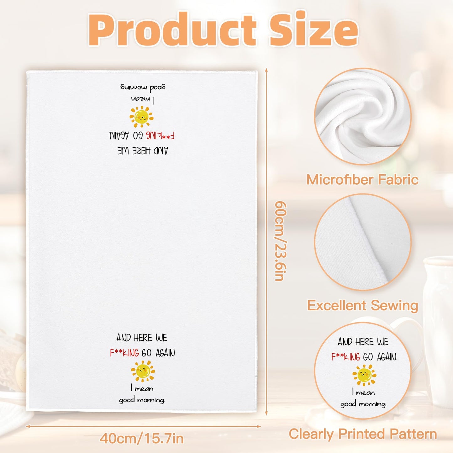 Funny Gift for Men Kitchen Towels,Mens Gifts for Christmas,Joke Gifts for Men,Joke Gift for Women,Jokes Presents for Man,Funny Jokes Presents,Gag