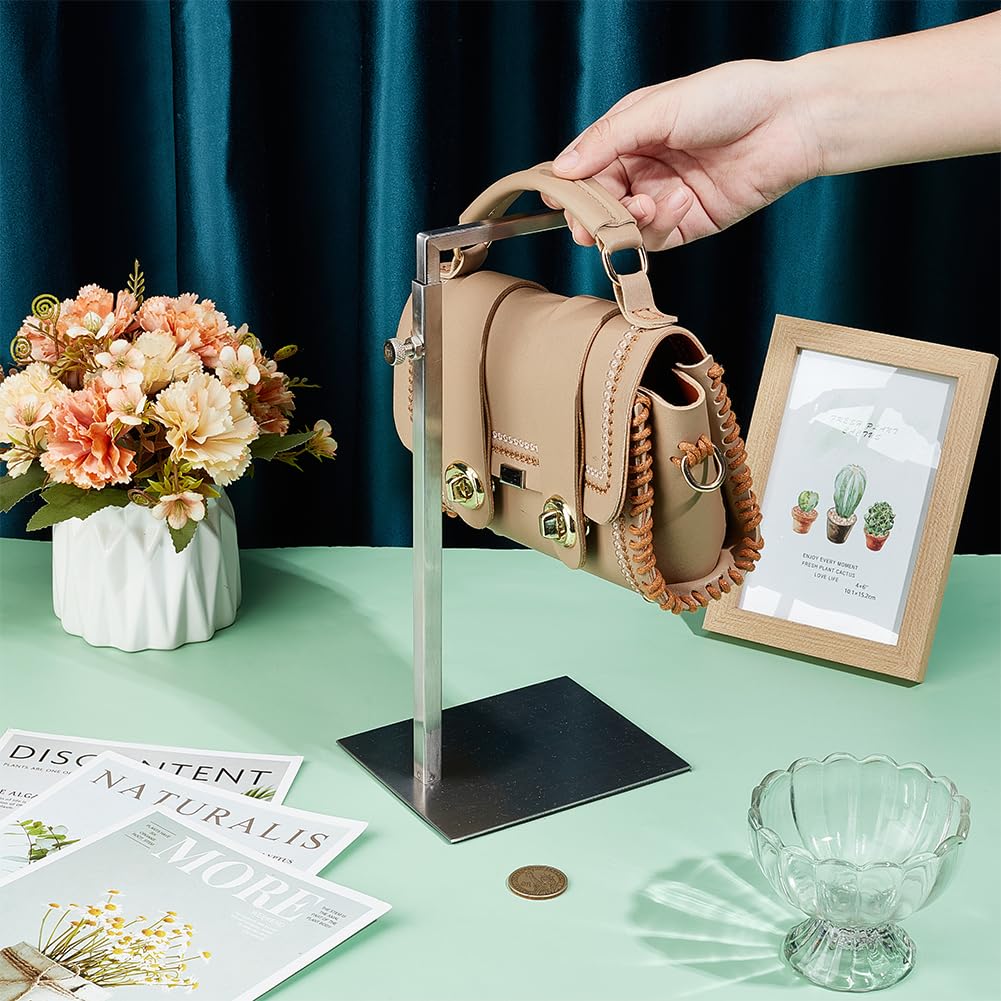 UNICRAFTALE 2 Sets Adjustable Purse Display Stand Bag Hanger Stand