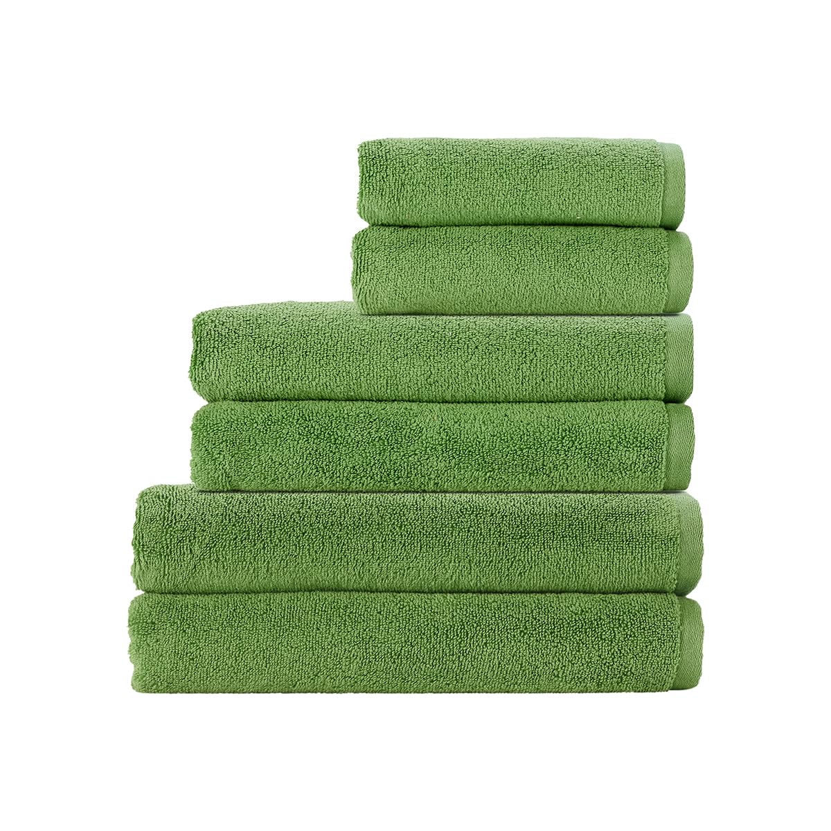 Christy Cirrus Family Towel Set | 6 Pieces | 2 Hand 2 Bath Towels 2 Bath Sheets | Quick Dry | Super Soft and Fluffy
