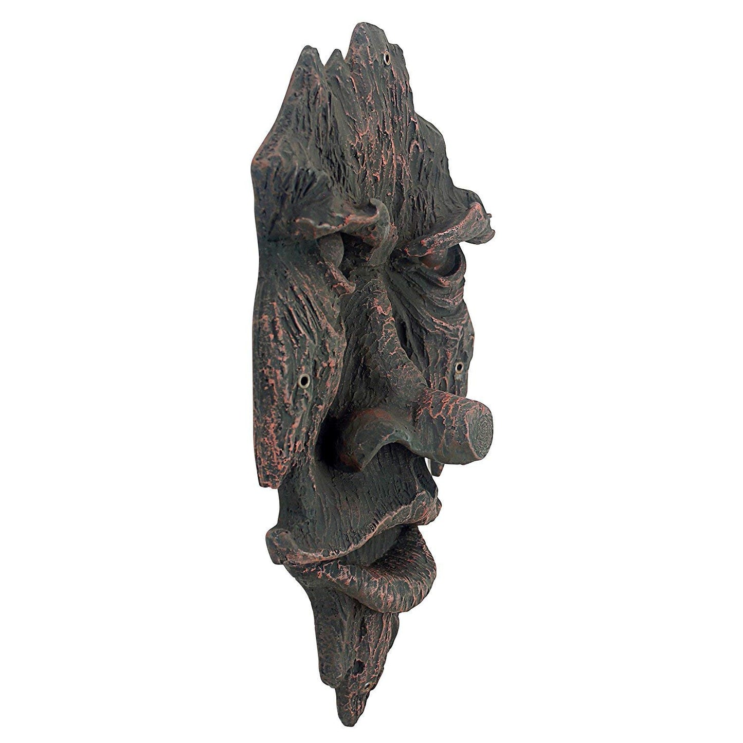 Design Toscano The Spirit of Nottingham Woods Greenman Wall Sculpture, 38 cm, Polyresin, Woodtone