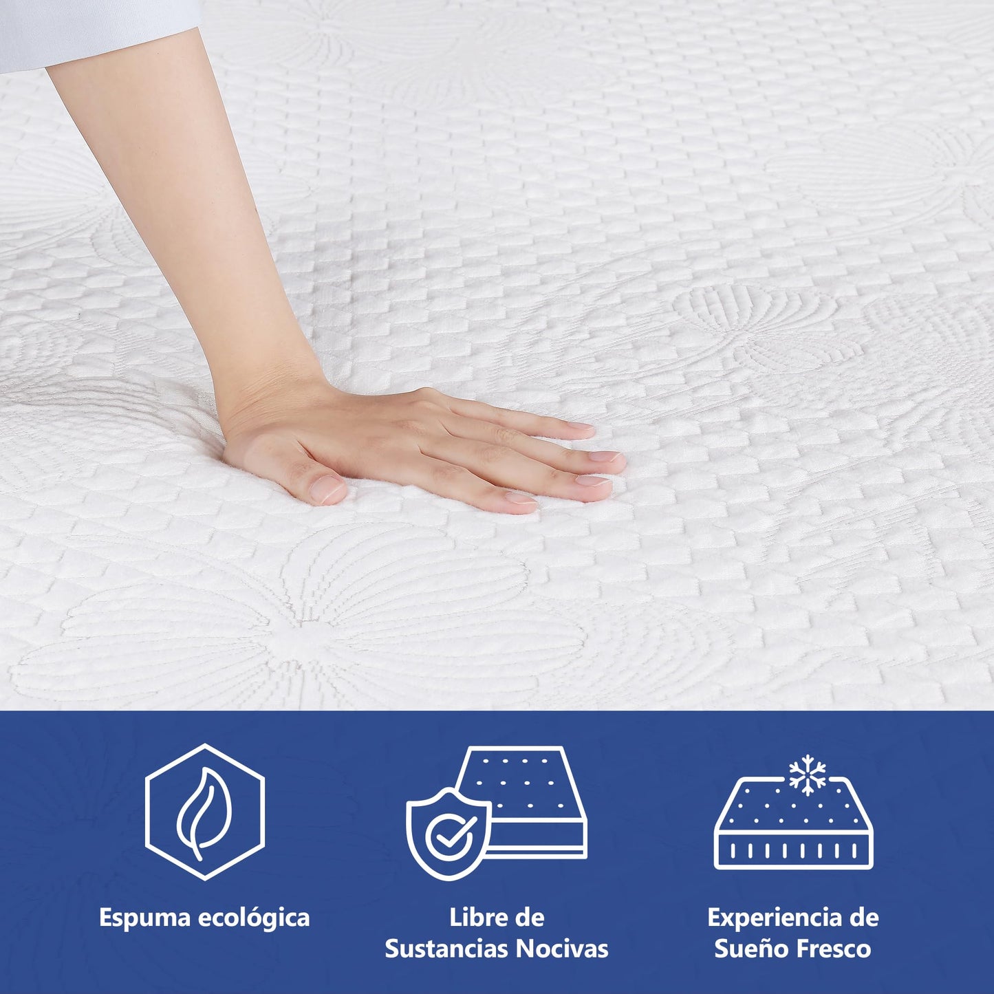 Olee Sleep 20cm Ventilated Convolution I-Gel Memory Foam Mattress / 3 Layered / 90 x 20cm / Twin/White