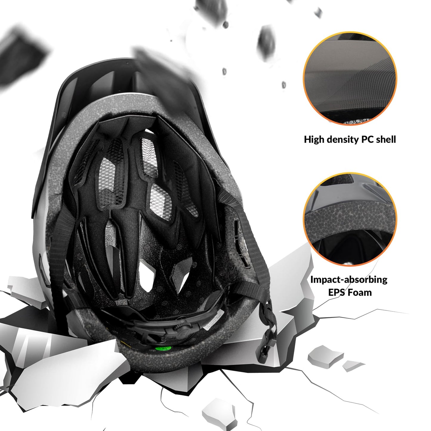 ROCKBROS Kids Helmet Toddlers Bike Helmet Full Face for Baby Child Youth BMX MTB Scooter Roller Skating Skateboard Adjustable Breathable Safety Crash