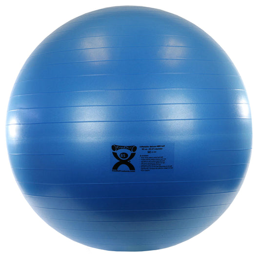 CanDo Exercise ball - CanDo? Deluxe Anti-Burst Gym ball, diameter 85cm, blue
