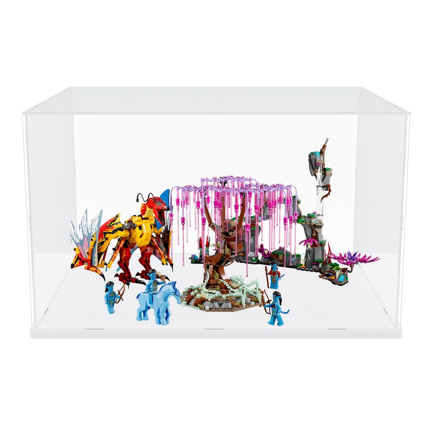 Nynelly Large Acrylic Display Case for Lego Home Alone House 21330 21338 75574 for Models Figures
