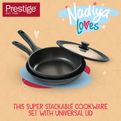 Nadiya x Prestige Nesting Frypan TP & Lid