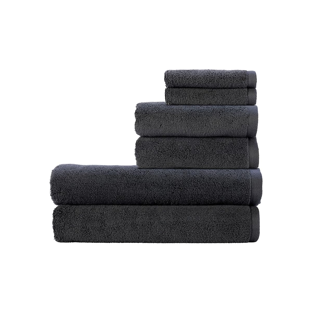 Christy Cirrus Bathroom Towel Set | 6 Piece Set | 2 Face 2 Hand 2 Bath | Lightweight Super Soft and Fluffy | Quick Dry Shower Towels | 100% Cotton