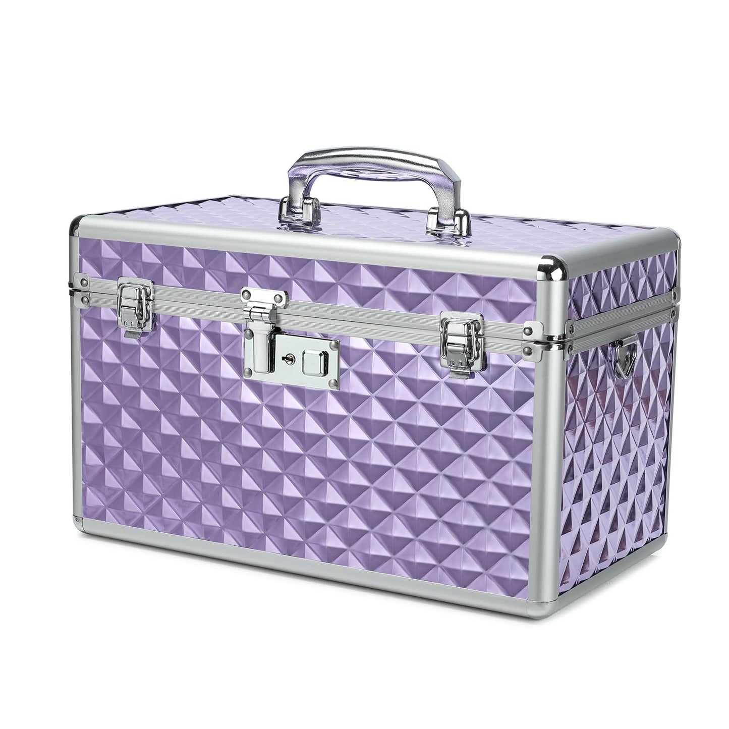 HEWEI WORKS Storage Box with Key Lock, Lockable Medicine Storage Box, Empty First Aid Box, Security Lock Box