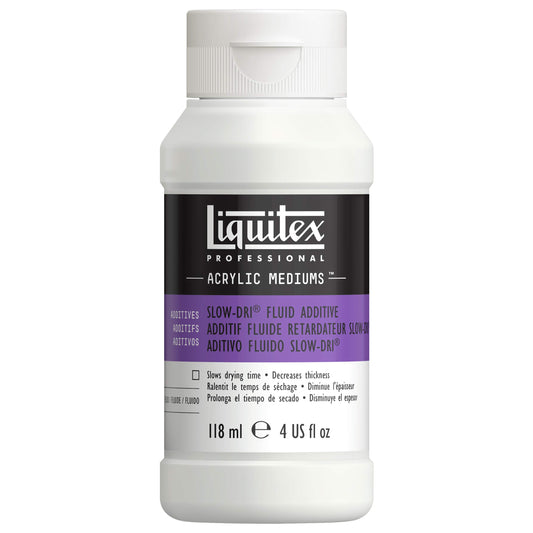 Liquitex 126704 Professional Slow-Dri Fluid Retarder Effects Medium, 118 Ml