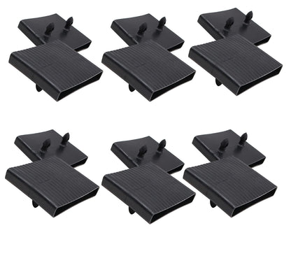 WANGCL 6PCS Bed Slat Centre Caps Holders For Replacement Plastic Bed Slat Holders, For Single And Double Beds 65mm x 9mm Black